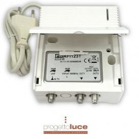 FRACARRO 223235 AMPLIFICATORE DA INTERNO 1IN/2OUT 30DB AUTOALIMENTATO