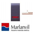 MARLANVIL 7706.1 PULSANTE LUMINOSO SERIE ONDA COMPATIBILE BTICINO LIVING