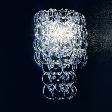 Vetreria Vistosi Minigiogali lampada da parete in cristallo G9