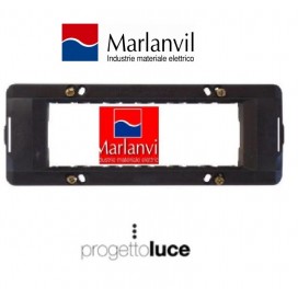 MARLANVIL 7726 SUPPORTO 6 POSTI ONDA COMPATIBILE BTICINO LIVING