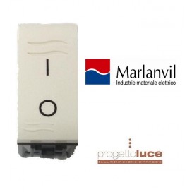 MARLANVIL 7613.2 INTERR. BIPOLARE ONDA COMAPATIBILE BTICINO LIVING LIGHT BIANCA