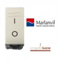 MARLANVIL 7613.2 INTERR. BIPOLARE ONDA COMAPATIBILE BTICINO LIVING LIGHT BIANCA