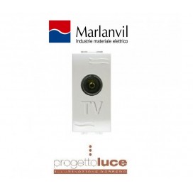 MARLANVIL 7658 PRESA TV UNIV. COMPATIBILE BTICINO LIVING LIGHT BIANCA