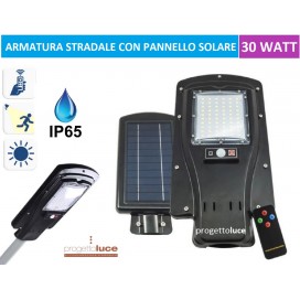 LAMPIONE STRADALE FARO FARETTO AD ENERGIA SOLARE A LED