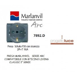 MARLANVIL ARC 7892.D PRESA SCHUKO/BOSCH COMPATIBILE BTICINO CLASSIC