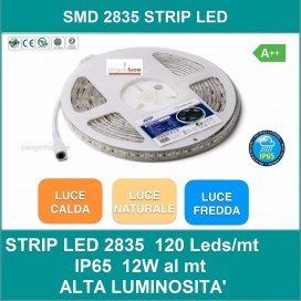 Striscia LED 600 led esterno interno IP65 5mt strip 2835