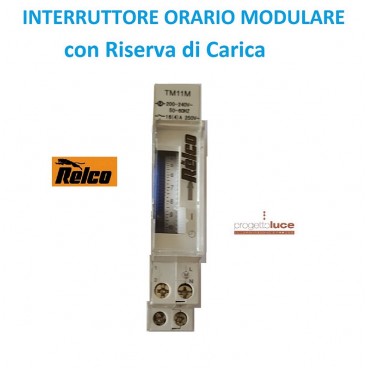 INTERRUTTORE ORARIO RELCO TM11M RO0833