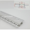 PROFILO LINEARE IN ALLUMINIO DA INCASSO PER STRIP LED 2 MT