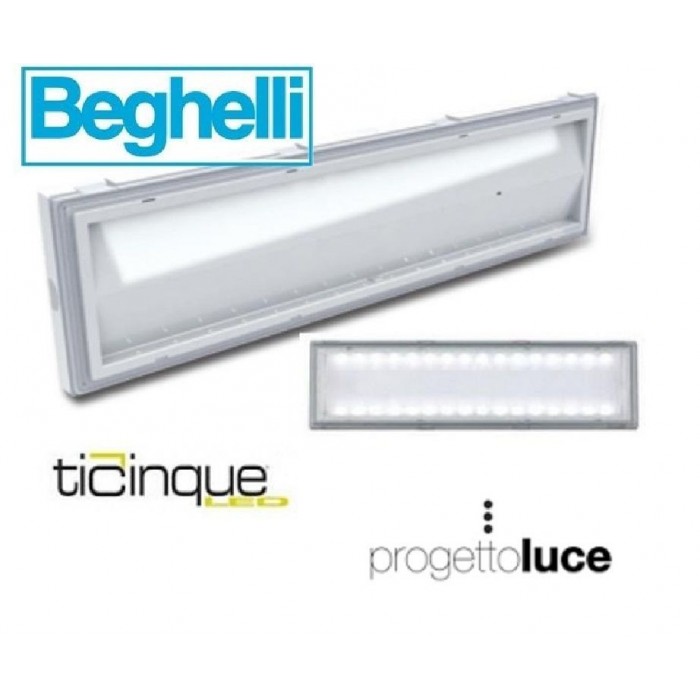 LAMPADA DI EMERGENZA BEGHELLI TICINQUE IP42 LED 18WSE8P ARTICOLO 8584