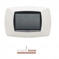 MASTER 39TC103 PLACCA 3 MODULI BIANCO