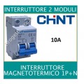 CHINT 41221 MAGNETOTERMICO 2X10A 1P+N 2 MODULI 4500KA