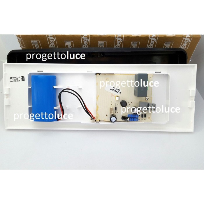 BEGHELLI 1499L LAMPADA EMERGENZA 11W 8H INCASSO NEW ...
