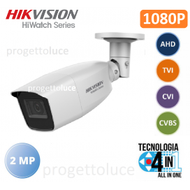HIKVISION HWT-B320-VF TELECAMERA BULLET 4IN1 TVI/AHD/CVI/CVBS HD 1080P 2MPX IP66