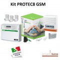 HILTRON KPROTEC8GSM KIT ANTIFURTO 8 ZONE CON COMBINATORE GSM