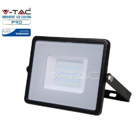 V-TAC PRO VT-30 FARO LED SMD 30W ULTRASOTTILE CHIP SAMSUNG DA ESTERNO COLORE NERO