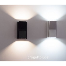 Applique LED per interni o esterni faretto doppia luce 10w lampada muro parete