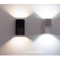 Applique LED per interni o esterni faretto doppia luce 10w lampada muro parete