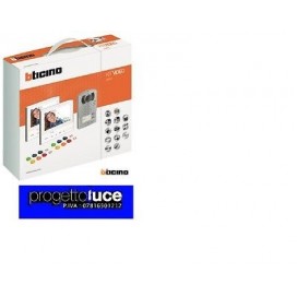 BTICINO 365721 - KIT VIDEOCITOFONIA BTICINO BIFAMILIARE NEW MONITOR + BADGES