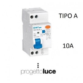 CHINT 203333 INTERRUTTORE MAGNETOTERMICO DIFFERENZIALE 10A CLASSE A 1P+N