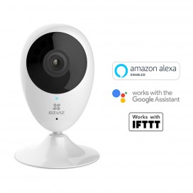 Ezviz Telecamera Smart cloud con app compatibile Home Alexa Mini o Google