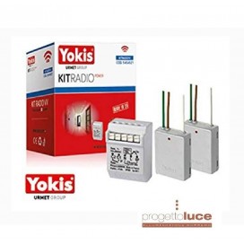 URMET 5454521 KIT DEVIATORE YOKIS VIA RADIO POWER 1 RELE' 2000W E 2 TRASMETTITORE 2 CANALI