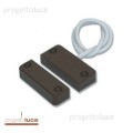 HILTRON C58M CONTATTO MAGNETICO HILTRON PER PORTE E FINESTRE MARRONE 2 FILI