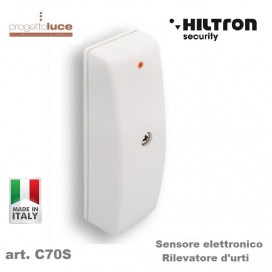 HILTRON C70S SENSORE ELETTRONICO ANTIFURTO RILEVATORE URTI 12V CONTATTO N.C. C70S