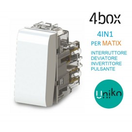 BTICINO MATIX 4BOX COMANDO MULTIFUNZIONE PER MATIX BTICINO TUTTO IN UN UNIKO COMANDO 4.B AM.CU