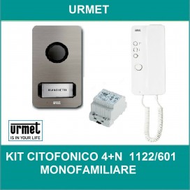 URMET 1122/601 KIT CITOFONICO MOFAMILIARE E BIFAMILIARE 4+N URMET MIKRA MIRO