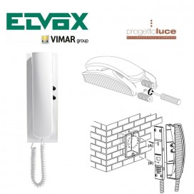 VIMAR 8870.1 CITOFONO ELVOX SOUND SYSTEM A PARETE BIANCO MULTIFAMILIARE