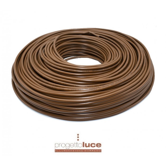 CAVO ELETTRICO MULTIPOLARE PVC NERO 3G1 TRIPOLARE PREZZO PER 1 METRO 3X1