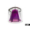 SLAMP NEW HARRIS LAMPADARIO LAMPADA A SOSPENSIONE AMETHIST FRANCESCO PARETTI