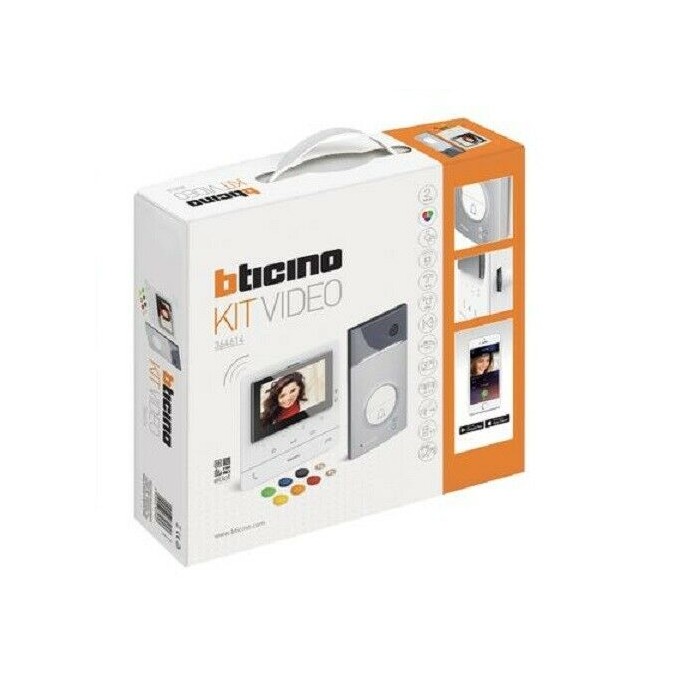Kit Videocitofono Bticino CLASSE100 X16E WiFi 2 Fili monofamiliare