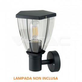 V-TAC VT-835 PORTALAMPADA DA GIARDINO WALL LIGHT DA MURO IP44 PER LAMPADINE E27