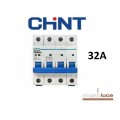 CHINT 180402 NTERRUTTORE MAGNETOTERMICO 4P 25A 6KA 4 MODULI DIN EX 51409