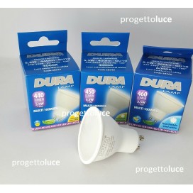 DURALAMP 25860 LAMPADA GU10 5,5W 6000K LUCE FREDDA LED