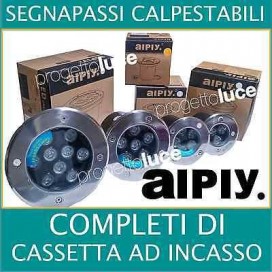  FARETTO LUCE LED 1W 3W SEGNAPASSO SEGNAPASSI CALPESTABILE ESTERNO INTERNO