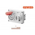 GEWISS GEW 66120 PRESA INTERBLOCCATA 3P+T+N 380V IP44 SENZA CASSETTA