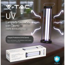 LAMPADA 38W 220V GERMICIDA RAGGI UV SANIFICAZIONE AD OZONO CONTRO BATTERI VIRUS