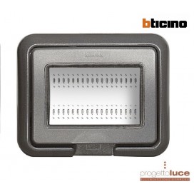 BTICINO 24603L IDROBOX COPERCHIO IP55 3 POSTI MODULI LIVING INTERNATIONAL GRIGIO ANTRACITE