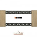 BTicino KA4806LM Living Now - placca 6 POSTI moduli COLORE rovere
