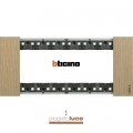 BTicino KA4806LM Living Now - placca 6 POSTI moduli COLORE rovere