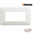 BTICINO AM4804BBN MATIX PLACCA 4 posti BIANCA Matix bianca