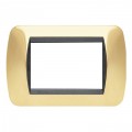 Bticino Living International placca 3 moduli L4803OR