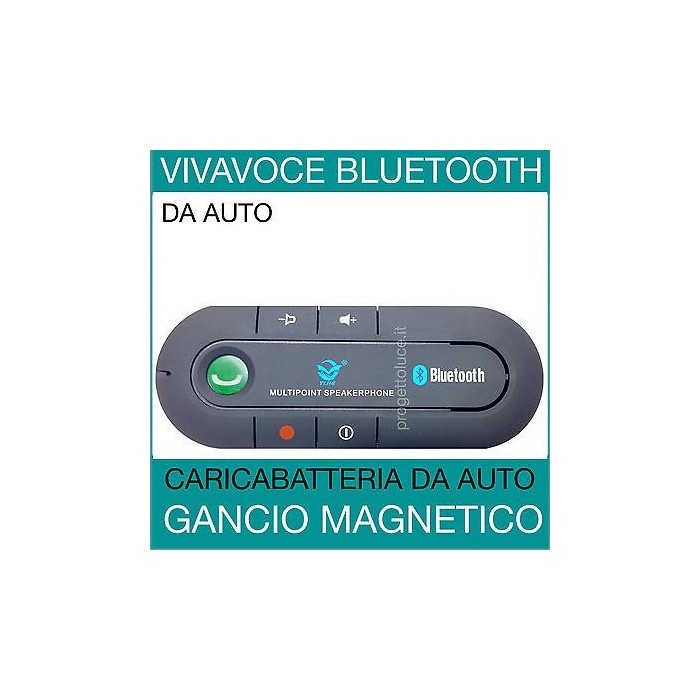 Wireless Bluetooth Vivavoce Auto Kit vivavoce Multipoint per