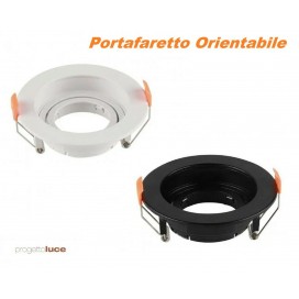 V-TAC VT-933 PORTAFARETTO ORIENTABILE ROTONDO INCASSO LAMPADE LED GU10 MR16