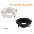 V-TAC VT-933 PORTAFARETTO ORIENTABILE ROTONDO INCASSO LAMPADE LED GU10 MR16