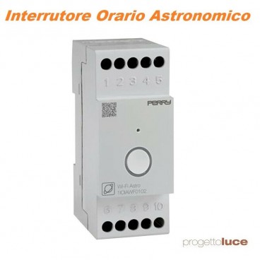 Interruttore Orario 2 Moduli Astronomico WiFi Perry 1IOIAWF0102