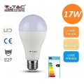 10 LAMPADINE LED V-TAC VT-2017 E27 BULBO 17 WATT A65 KIT 10 LAMPADINA LAMPADA