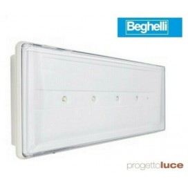 BEGHELLI 19500 LAMPADA EMERGENZA LED 11W A PARETE SA/SE 2 ORE AUTONOMIA IP42